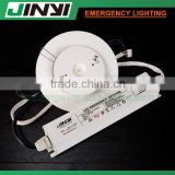 Rechargeable led recessed round emergency ceiling light spitfire