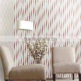 Vinyl Wallpapers/wall Paper Red and White Wallpaper for Restaurant Walls thumbnail-2