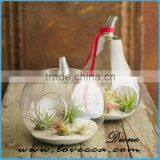 Plant Hanging Teardrop Shaped Glass Vase for Sale thumbnail-5