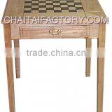 High Quality Traditional Natural Inlaid Wood Chess Table