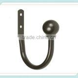 Holdback Ball End Oil Rubbed Window Curtain Rod Bronze