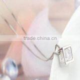 Authentic Austrian Crystal Cube Necklace NEW thumbnail-2