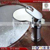 Price Environmental Waterfall Bathroom Basin Mixer, China Kaiping Factory Supply Chroming Waterfall Faucet