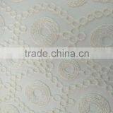Chain Stitch Garment Embroidery Fabric of Dyeable Thread