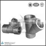 Steel forging 45 degree y branch pipe fitting lateral tee