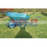72L Plastic Tray Wheel Barrow WB6414 for Garden thumbnail-1