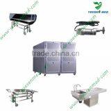 YSTSC-2E Mortuary Stainless Steel Corpse Cart Cadaver Trolley thumbnail-5