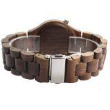 Fashion Walnut Wood Watches All Wood Band Woden Clock thumbnail-4