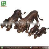 Family Bronze Lion Statues thumbnail-1