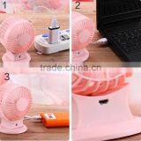 Promotional Table Office Desk Mini USB Chargeable Fan thumbnail-6