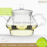 Heat Resistant Transparent Teapot for Sale thumbnail-2