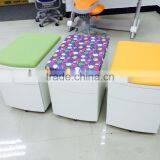 3 Drawer Metal Mobile File Cabinet/Steel Mobile Pedestal