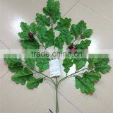 SJ9845 Artificial Hanging Oak Tree Branches Leaves Decorative Mini Foliage Leaf thumbnail-3