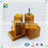 2015acrylic Hotel Supplies Acrylic Soap Dish Hot Sale Acrylic Tumbler Acrylic Barthroon Tray Wholesale Acrylic Bathroom Set thumbnail-1