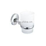 Zinc Alloy Chrome Finishing Wall Hanger Single Tumbler Holder Glass Toothbrush Holder thumbnail-1