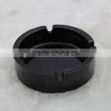 Black Pigment Glass Ashtray With Logo thumbnail-1