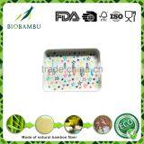 Biological Eco-friendly Food Grade Bamboo Fiber Food Serving Plate thumbnail-1