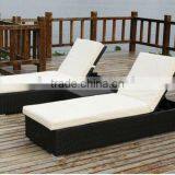 Modern PE Rattan Beach Lounge thumbnail-1
