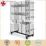 Customized Gridwall Gondola Fixture With Baskets thumbnail-2
