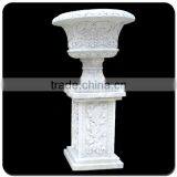 China Cheap Price Large Granite Flowerpot Outdoor Garden thumbnail-1