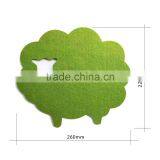 Colorful Shaped Wool Felt Mouse Pad thumbnail-3