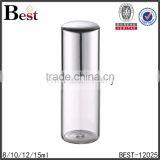 Wholesale 8ml 10ml 12ml 15ml Silver Aluminum Cover Roll on Fragrance Perfume Bottle Cosmetic Clear Empty Bottle of Perfume thumbnail-1
