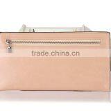Simple One Pocket Leather Zipper Wallet Bag thumbnail-2