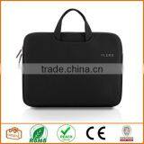 Laptop Case, PLEMO Nylon Lycra Fabric 14 Inch Laptop / Notebook Computer Case Briefcase Bag Pouch Sleeve, Black thumbnail-1