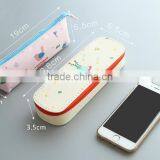 Low Price Full Color PU Small Leaves Pencil Case Pencil Pouch Pencil Bag thumbnail-4