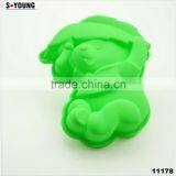 11171 Funny Snowman Shaped Silicone Cake Mold thumbnail-4