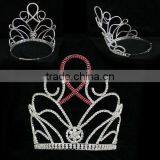 Rhinestone Silver Fashion Tall Pageant Crown Tiara Crown For Women Princess thumbnail-2