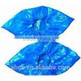 Disposable Blue Plastic Indoor Shoe Cover thumbnail-1