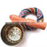 High Quality Goodluck Symbol Buddhist Meditation Healing Tibetan Singing Bowl thumbnail-1
