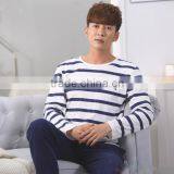 Man Pajamas Cotton Long Sleeve / Cotton Youth Men's Leisure Wear Suits thumbnail-5