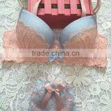 Hot Net Stylish Sexy Boob Underwear Red Color Padded Bra and Panties Set thumbnail-3