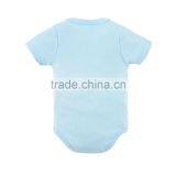 Promotional Factory Baby Clothes Summer 100%Cotton Short Sleeves With Prints Newborn Infant Baby Bodysuits Rompers thumbnail-5