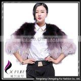 CX-G-A-01C China Manufacturer Dyed Women Raccoon Fur Jacket thumbnail-6