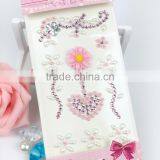 Special Gems Heart Rhinestone Pearl Sticker Self Adhesive Crystal Stickers For DIY thumbnail-3