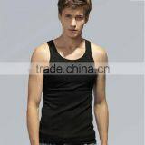China Factory Cheapest Custom Made Blank White Wholesale Men Tank Tops thumbnail-3