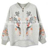 Zm35745a Fancy Girls Coat Wholesale Kid Short Model Baseball Jacket thumbnail-4