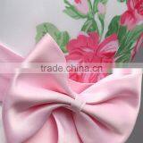 Round Collar and With Flower Design Dress, Bow Tie Dress,pure Cotton Girls Princess Dresses thumbnail-4