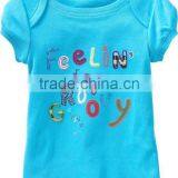 GIRLS ENVELOPE NECK T SHIRT