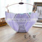 Girls Candy Color Bowknot Pure Cotton Briefs Panty Sexy Lace Women Cute Briefs Underwear thumbnail-6