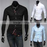 Wholesale Walson Wholesale Long Sleeve Latest Design Dress Shirts for Men in Plus Size Apparel thumbnail-1