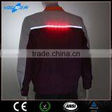 Luminous hi Vis Waterproof Reflective Men Brand Jacket thumbnail-3
