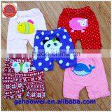 Cute Patterns Embroidered Short Baby PP Pants thumbnail-2