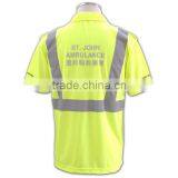 IS09001/BSCI Factory Safety Reflective Work Shirt 100% Cotton Life Polo t Shirt thumbnail-3