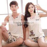 Summer Cartoon Style Fashion Casual Comfortable Couple Pajamas thumbnail-1
