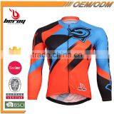BEROY Custom Made Bike Clothing, Long Sleeve Cycling Jersey Tops Cycling Club Team Cycling Shirt thumbnail-1