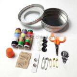 Metal Tin Filled With Sewing Kit Notions thumbnail-1